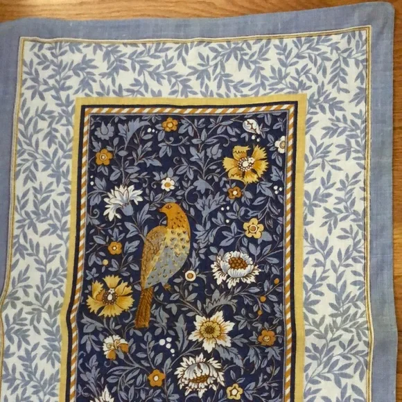 VTG Irish Linen Pheasants Tea Towel Standen National Trust by Pat Albeck EUC - Picture 4 of 12